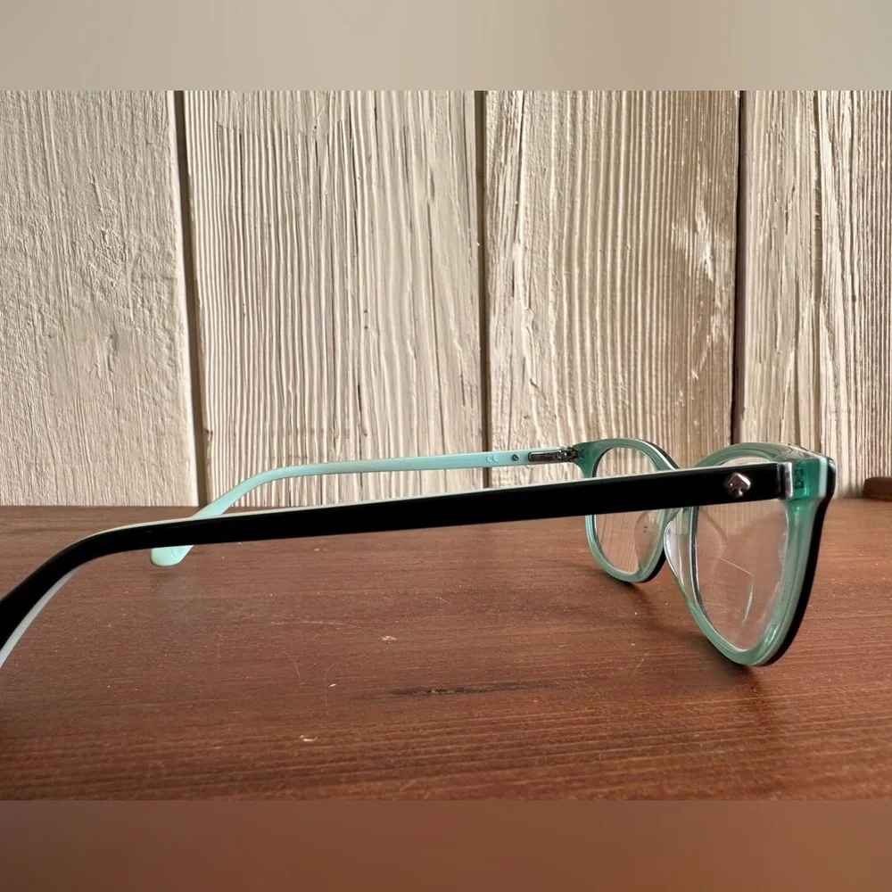 Kate Spade Raelynn Green & Black Preowned Prescription Eyeglasses - Picture 6 of 7